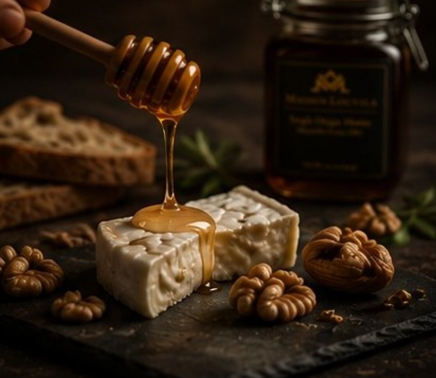 Accord miel et fromage